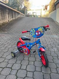 Bicicletta bimbo spider man