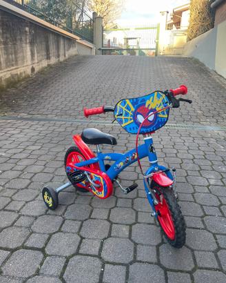 Bicicletta bimbo spider man
