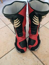 stivali moto come nuovi 