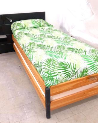 Letti Ikea Utaker + testiera Nordli + 2 materassi