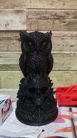 Gufo dark per arredamento
