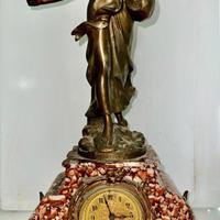 orologio statua La seminatrice di Moreau vintage
