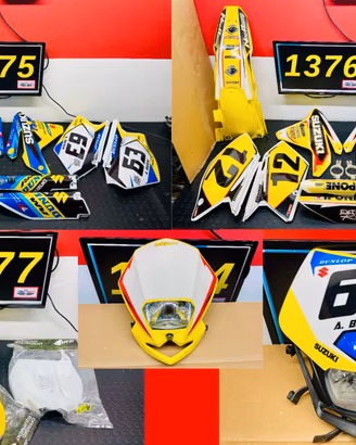 PLASTICHE E FANALI RMZ 450 2005 2006 2007
