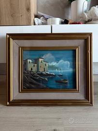 Quadro paesaggio marittimo