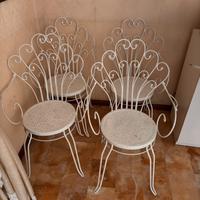 Sedie in ferro