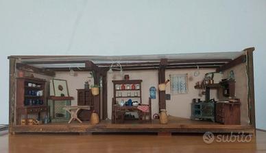 Diorama Cucina Rustica in Miniatura