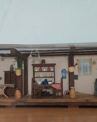 Diorama Cucina Rustica in Miniatura