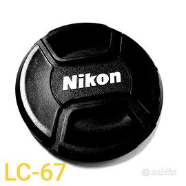 Copriobiettivo per obiettivi Nikon LC-67