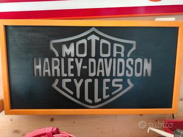 insegna luminosa harley davidson 