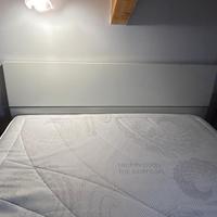 Letto matrimoniale contenitore + materasso