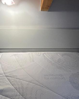 Letto matrimoniale contenitore + materasso
