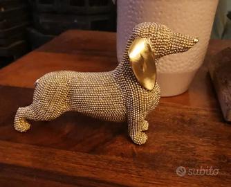 Statuetta cane bassotto in Resina 