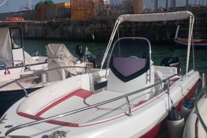 barca con motore Mercury Pro 40