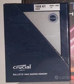 BALLISTIX MAX RGB DDR4 2x8 4000mhz