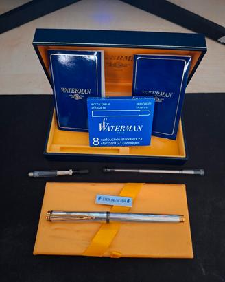 Waterman Gentleman Sterling Silver - Oro 18K