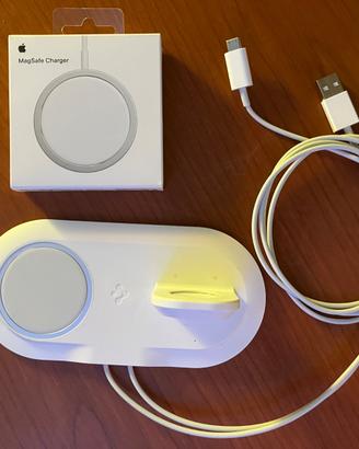 Caricatore MagSafe + Cavo Apple Watch + Supporto