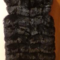 gilet in pelliccia volpe