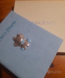 diario de neonato con applicazione argento Valenti