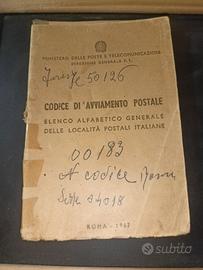 prima edizione codice avviamento postale 