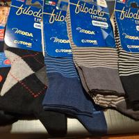 5 paia calza lunga uomo TG. 38-41