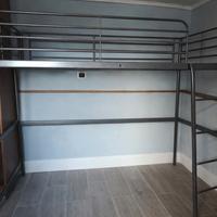 Struttura letto soppalcato