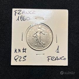 Collectible Coin 1 Franc 1960 KM# 925.1 🇫🇷