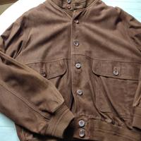 Giacca giubbino pelle scamosciata uomo nuovo