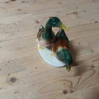 statuetta oche dipinte di porcellana 