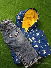 pantaloni e gilet bambino 