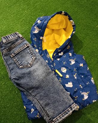 pantaloni e gilet bambino 