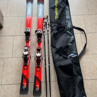 Atomic Resder 156 cm con attacchi bastoni e sacca