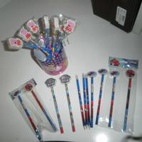 Lotto matite Spider Man Paw Patrol Peppa Pig