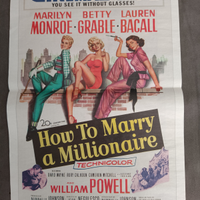 Poster Locandina "How to Marry a Millionaire"