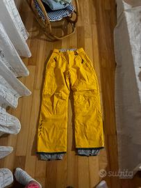 Pantaloni snowboard uomo O’Neill gialli - 10€