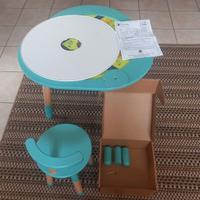 Scrivania e sedia per bimbi regolabile