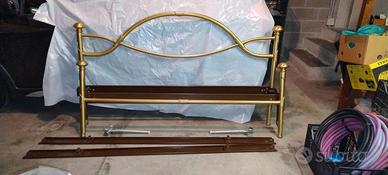 Struttura letto in ottone Lipparini