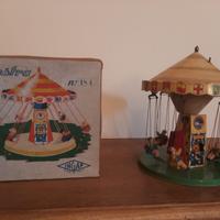 giocattolo d'epoca giostra Ingap 1950 con scatola