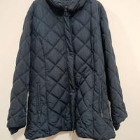 legante giacca lunga da donna con trapuntatura