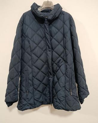 legante giacca lunga da donna con trapuntatura