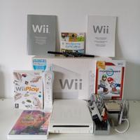 nintendo Wii con scatola telecomando,cavi egiochi 