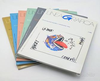 LINEA GRAFICA 6 numeri annata completa 1991