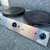 Crepiera elettrica doppia