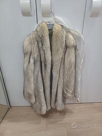 pelliccia volpe argentata