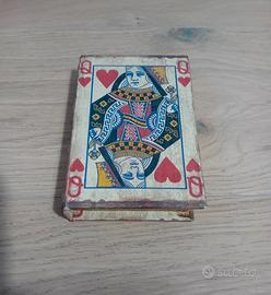 Scatola libro carte da gioco Regina di Cuori