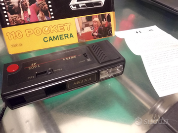 110 Pocket Camera electroflash SKINA T602 AF