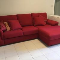 Splendido divano letto angolare con isola