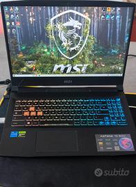 Notebook MSI katana Rtx 4070