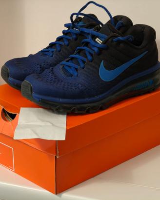 Scarpe NIKE AIR MAX 2017 taglia 42,5 royal blue