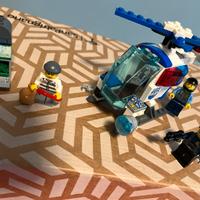 Lego elicottero polizia con personaggi