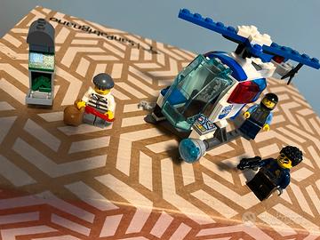 Lego elicottero polizia con personaggi